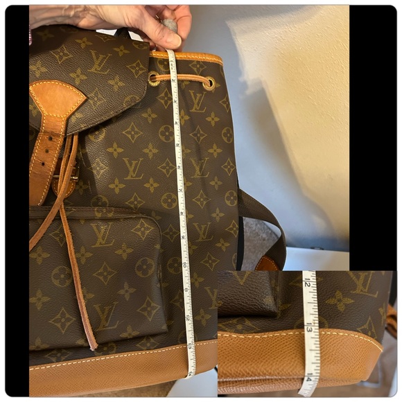 Authentic Louis Vuitton backpack GM with replaced bottom and trim - Picture 12 of 15